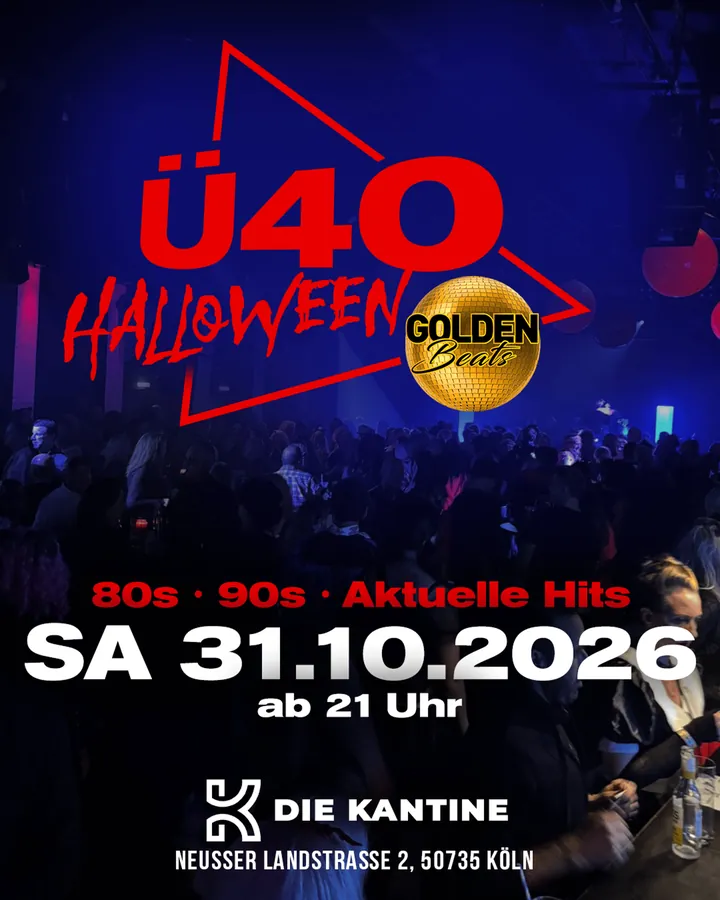 Flyer: Die große Ü40 Halloween Party, Die Kantine