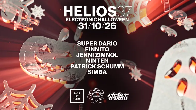 Flyer: Electronic Halloween, Helios37