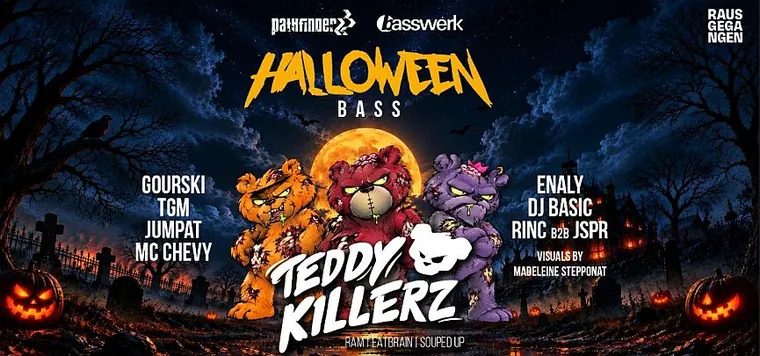 Flyer: Halloween Bass, Gebäude 9