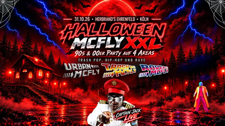 Flyer: Halloween McFly XXL, Herbrand’s