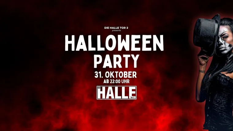 Flyer: Halloween Party, DIE HALLE Tor 2
