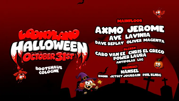 Flyer: Loonyland pres. Halloween 2026, Bootshaus