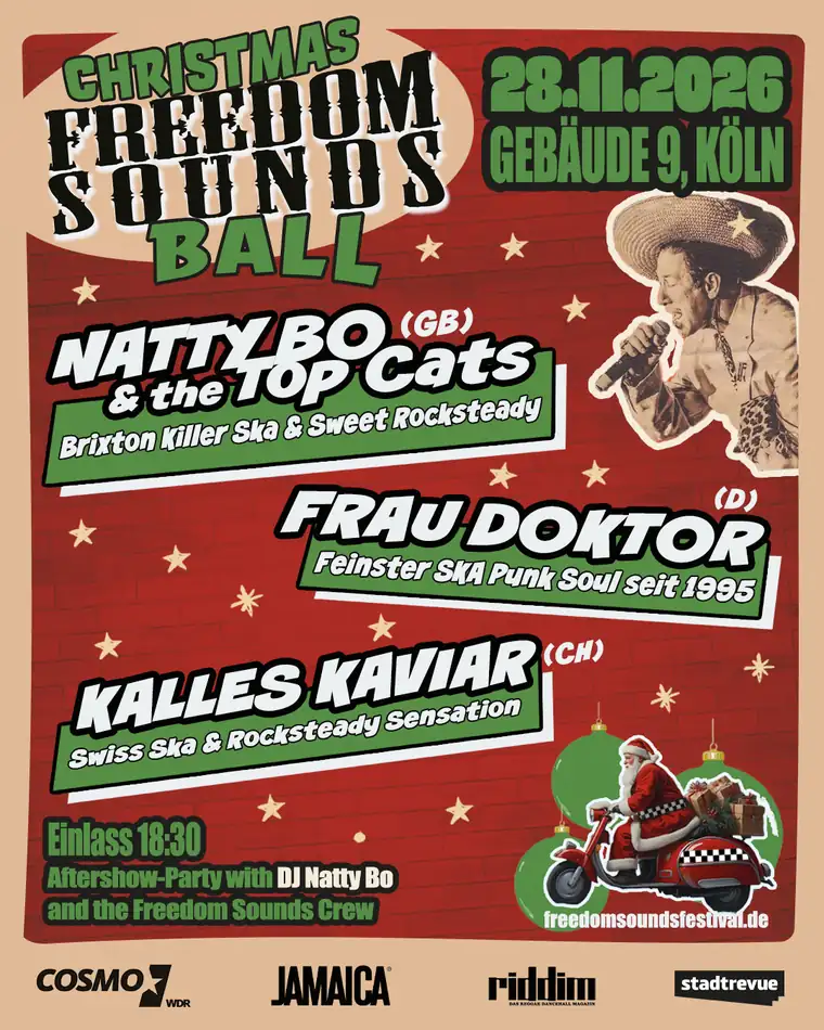 Flyer: Freedom Sounds Christmas Ball, Gebäude 9